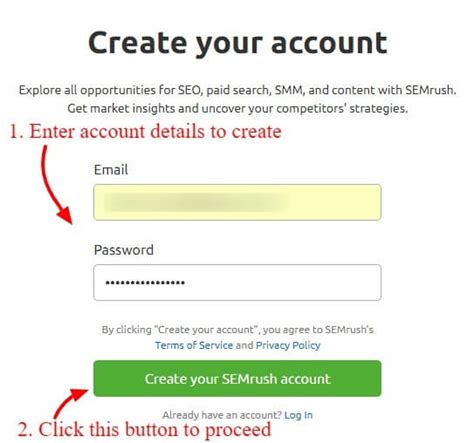 https //www.semrush.com/|Sign up .